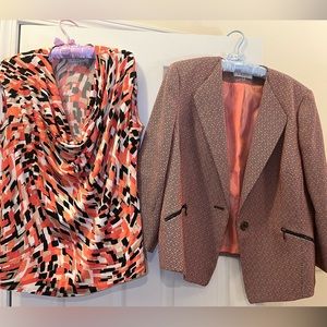 Business/dress jacket and shell. Kasper Sz 18. Beautiful!